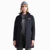 Winter Women 100% Nylon Windbreaker Long Cotton-padded Jacket