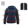 Aisycle Design Double Heating System Clothing, Heated Jacket And Gloves