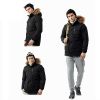 New Product Warm Windbreaker 80% Duck Down Mens Casual Jacket Coat With Fur