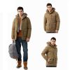 New Product Warm Windbreaker 80% Duck Down Mens Casual Jacket Coat With Fur