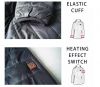 USB Electric Heated Warm Women Long Rechargeable Heating Padded Coat Jacket