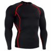 Designer Dry Fit Long Sleeve Blank Men Custom Fitness T-Shirt With Com