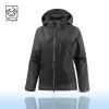 OEM With Hood Cheap Promotion Black Softshell Jacket Logo Customized