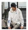 Men Black Hoodie Streetwear Fashion Harajuku Loose Hoody Tops Hip Hop High Street Pullover Rap Hoodie Autumn Dance Hoodie Males