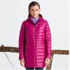 Newest Womens Outdoor Long Padded Coat Hooded Jacket For Winter Wear 