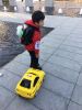 Toy luggage case for car