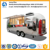 CE approved mobile food truck catering cart for sale