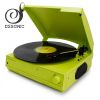 Factory supply compact design cheap gramophone record player vinyl turntable with built in speakers