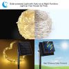 Solar String Lights, 8 Modes Copper Wire Lights, 100 LED 200 LED Starry Lights, Waterproof IP65 Fairy Christams Decorative Lights for Outdoor, Wedding, Homes, Party, Halloween (Warm White)