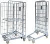 Foldable collapsible assembly Roll Container Trolley Rolling Cage Storage Logistic Transportation