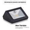 Solar wall  light triangle solar motion sensor light solar garden light