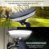 Solar wall light UFO shape solar garden light decoration light