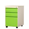 Two Color Metallic Furniture Mobile Pedestal Steel Filing Cabinet