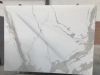 White faux quartz marble-textured modern kitchen countertop glass