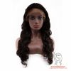 WHGAIR Lace Front Wigs Human Hair With Pre-plucked Baby Hair Brazilian Virgin Remy Wigs Body Wave Hair for Women 14inch 130% Density Natural Color