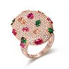 Wholesale Jewelry 925 Sterling Sliver Semi Precious Stone Jewelry Ring