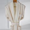 Eliya Organic 100 cotton waffle bath robe/waffle weave cotton robe