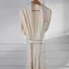 Eliya Organic 100 cotton waffle bath robe/waffle weave cotton robe