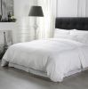 Eliya High Quality Bedroom 100% Cotton White Runner Quilt Cover Bedding Sheet Hotel Bed Set