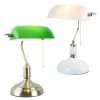 European & American Style Metal Lampbody with Glass Shade Retro Table Lamp