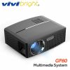 wholesake new  VIVIBRIGHT LED Projector GP80 / UP. 1800 Lumens. (Optional Android 6.0.1, WIFI, Bluetooth Simple Beamer) Support Full HD, 1080P