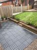 Interlock waterproof outdoor WPC decking tiles 