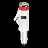 2019 new multifunctional car charger with power bank flashlight hammer