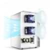 20L Car Home Refrigerator Mini Fridge AC220V/DC12V Warmer Multi-function Travel Refrigerator Portable Electric Icebox F-L20SA