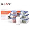 Hulock vacuum airtight storage container with pump - 6pcs combo