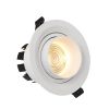 Zoom spotlight led ceiling lamp embedded cob downlight home hole lamp adjustable focus bulls eye spotlight aisle lights