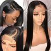 Brazilian Wig 4*4 Straight Lace Closure Wig Lace Front Human Hair Wigs Pre-Plucked With Baby Hair Jazz Star Non Remy Lace Wig
