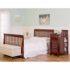 No. 1235 ASTM listed North American style 4 in 1 pine wood solid wood Baby crib with drawer &amp; changing table 51x27''