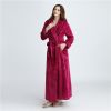 Fashion Loose Long Flannel pillowtop Nightgown for Women 