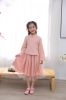 Cheap hot sale girl Tang suits children Hanfu Chinese traditional embroidered clothing tops and skirts long sleeve cheongsam