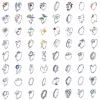 925 Sterling Silver Women Girls Wedding Party Finger Rings Jewelry For Gift