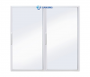 Best price vertical display showcase refrigerator freezer glass door