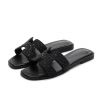  Women Summer Cut Out Ladies Sandals Ladies Luxury Brand Sandals Good Quality Flat Shoe Candy Color Outdoor Holiday Slides 34 -43