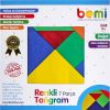 Wooden Tangram Colorful 7 pieces