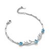 Antlers Bracelet with Crystal 925 Silver