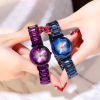 Wholesale Women wristwatches waterproof Starry Sky Watch Quartz OEM Minimalist Watch