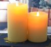 Led Frost Matte Water Ripple 3.5x5 Inch Flameless Moving Wick Pillar Candles