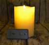 Led Frost Matte Water Ripple 3.5x5 Inch Flameless Moving Wick Pillar Candles