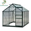 Aluminum polycaronate Garden Greenhouse with Aluminum Frame