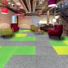 Colorful Customized pvc or bitumen backing commercial carpet tile office carpet tile for home hotel commercial carpet tiles 