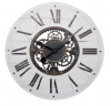 American style farmhouse large wood wall clock