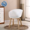 DC-6506F Topwell modern living room wood legs leisure dining chair 