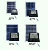 200W outdoor waterproof led solar street lights home remote control solar projection lights floodlights