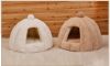 Private label PP cotton soft cat hut bed