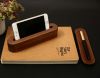 Log Mobile Phone Base Solid Wood Desktop Display Mobile Phone Bracket Name Card Seat 