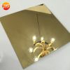 8K mirror finish mill test certificate ceiling Titanium gold stainless steel sheets